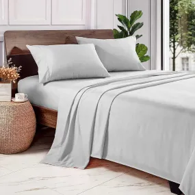 100% Egyptian Cotton Queen Size Sheets Set - Soft Luxury 600 Thread Count Quee