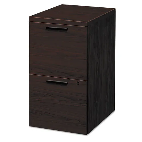 10500 Series File-file Mobile Pedestal, 15.75w X 22.75d X 28h, Mahogany