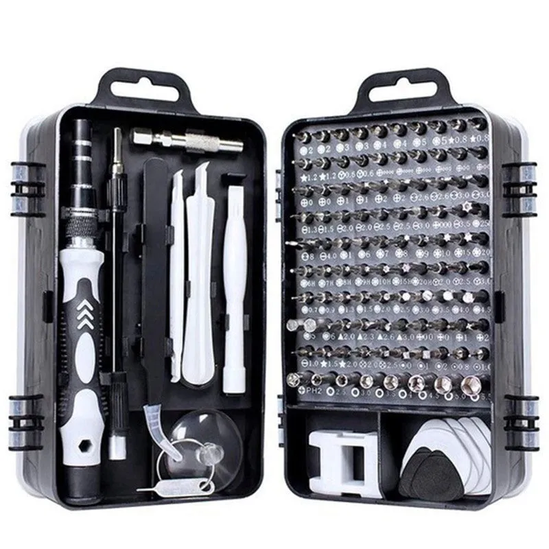 115 in 1 Tool Kit - 98 Screwdriver Bits Multi Devices Repair INSULATED Hand Home Tools