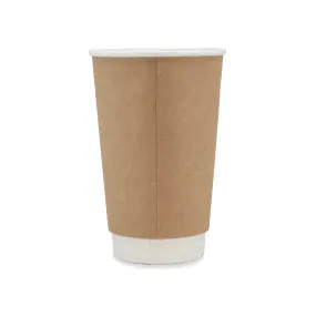 12 oz Kraft Double Wall Hot Cup