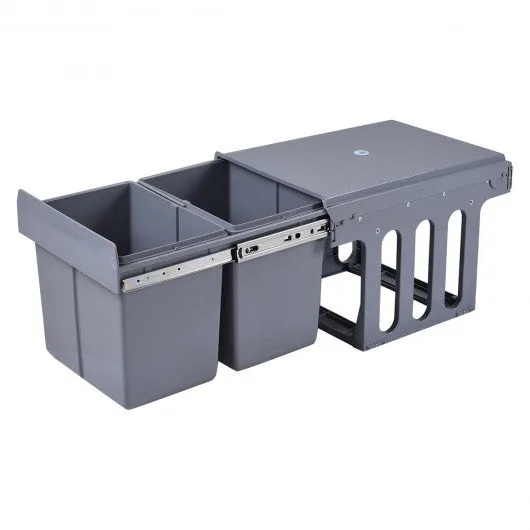 2 Compartment Pull Out Recycling Waste Bin