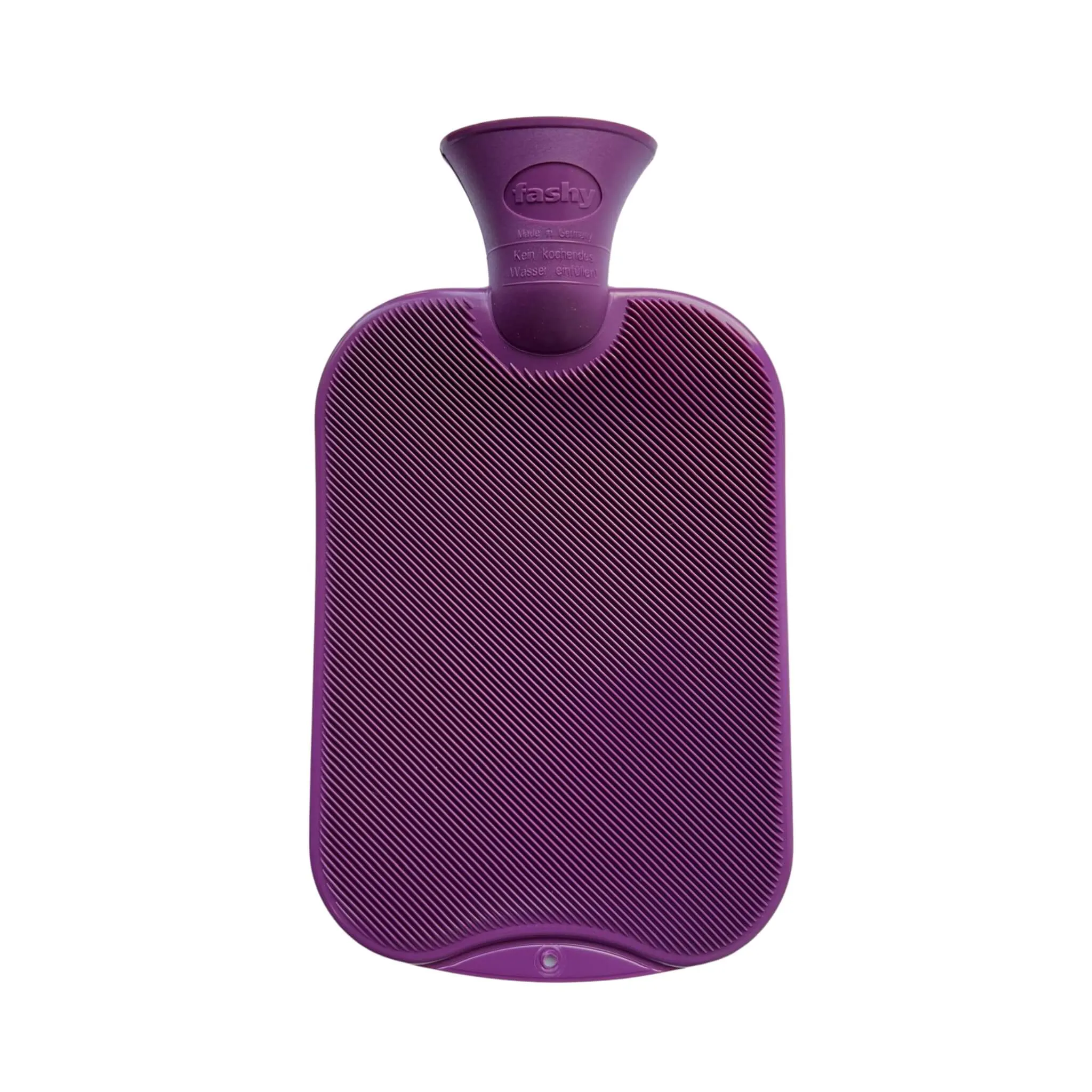 2 Litre Grape Single Ribbed Fashy Hot Water Bottle