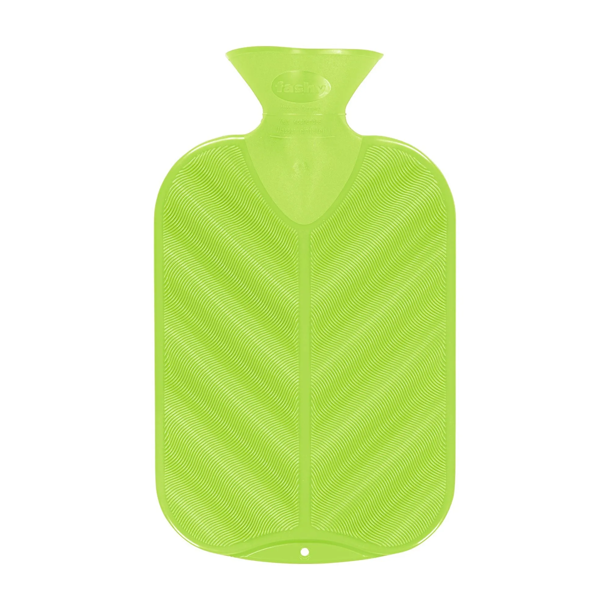 2 Litre Green 3D Wave Pattern Fashy Hot Water Bottle