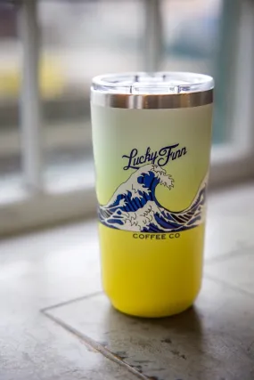 20 oz Great Wave tumbler