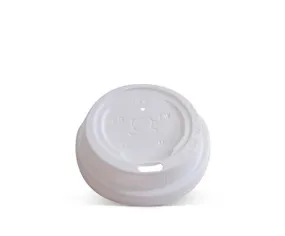 4 oz Single Wall Cup Lids - White