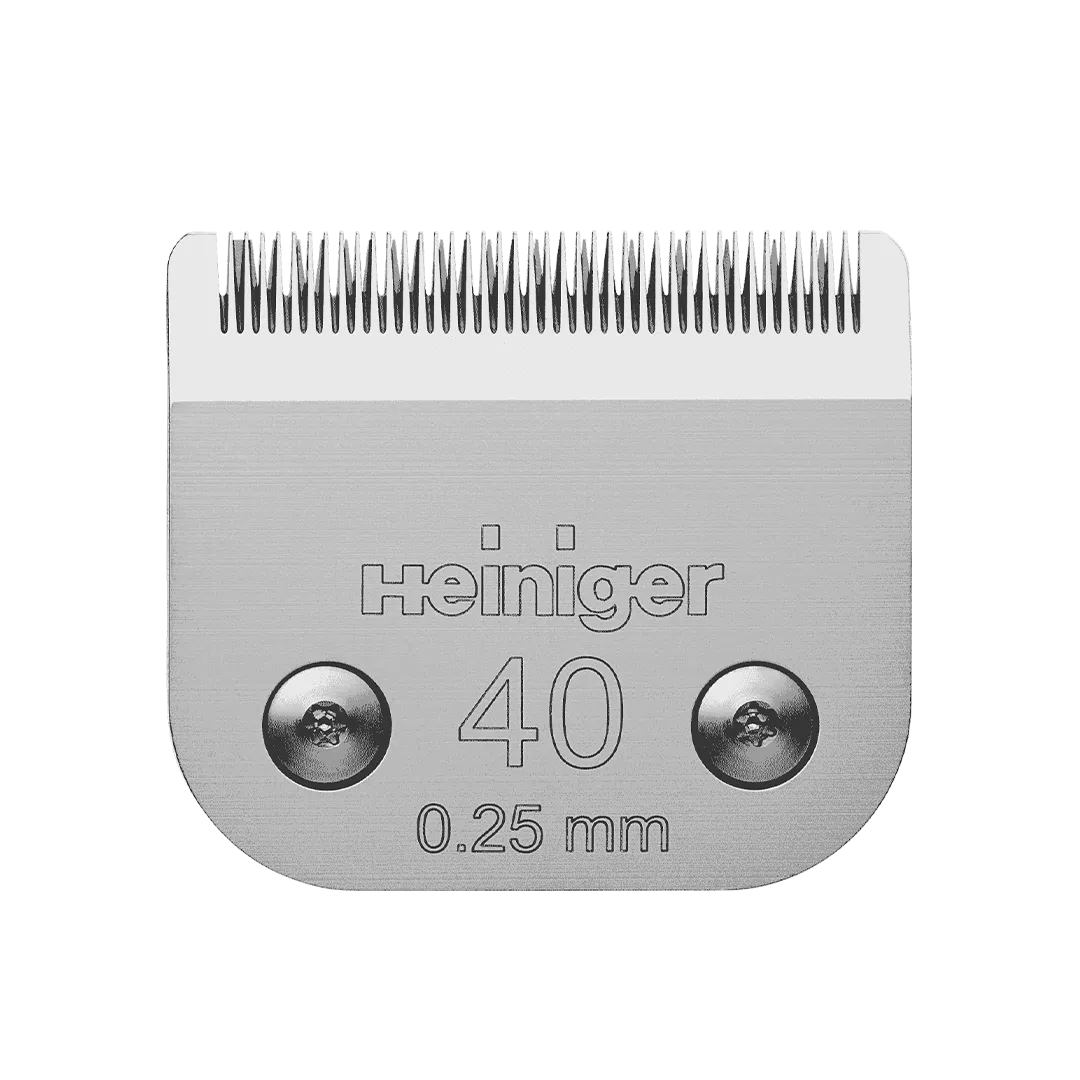 #40 Clipper Blade 0.25 mm by Heiniger