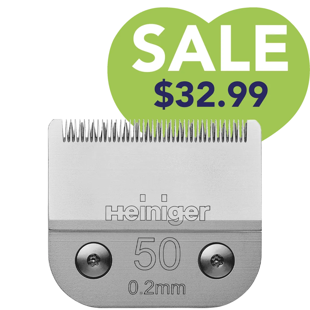 #50 Clipper Blade 0.2 mm by Heiniger