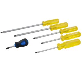 6 Piece Slotted Screwdriver Set