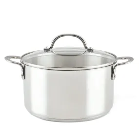 6-Quart Stainless Steel Induction Stockpot with Lid