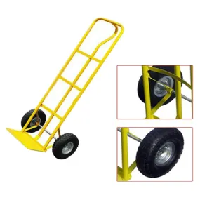 600LB Heavy Duty Sack Truck Industrial Hand Trolley Pneumatic Tyres