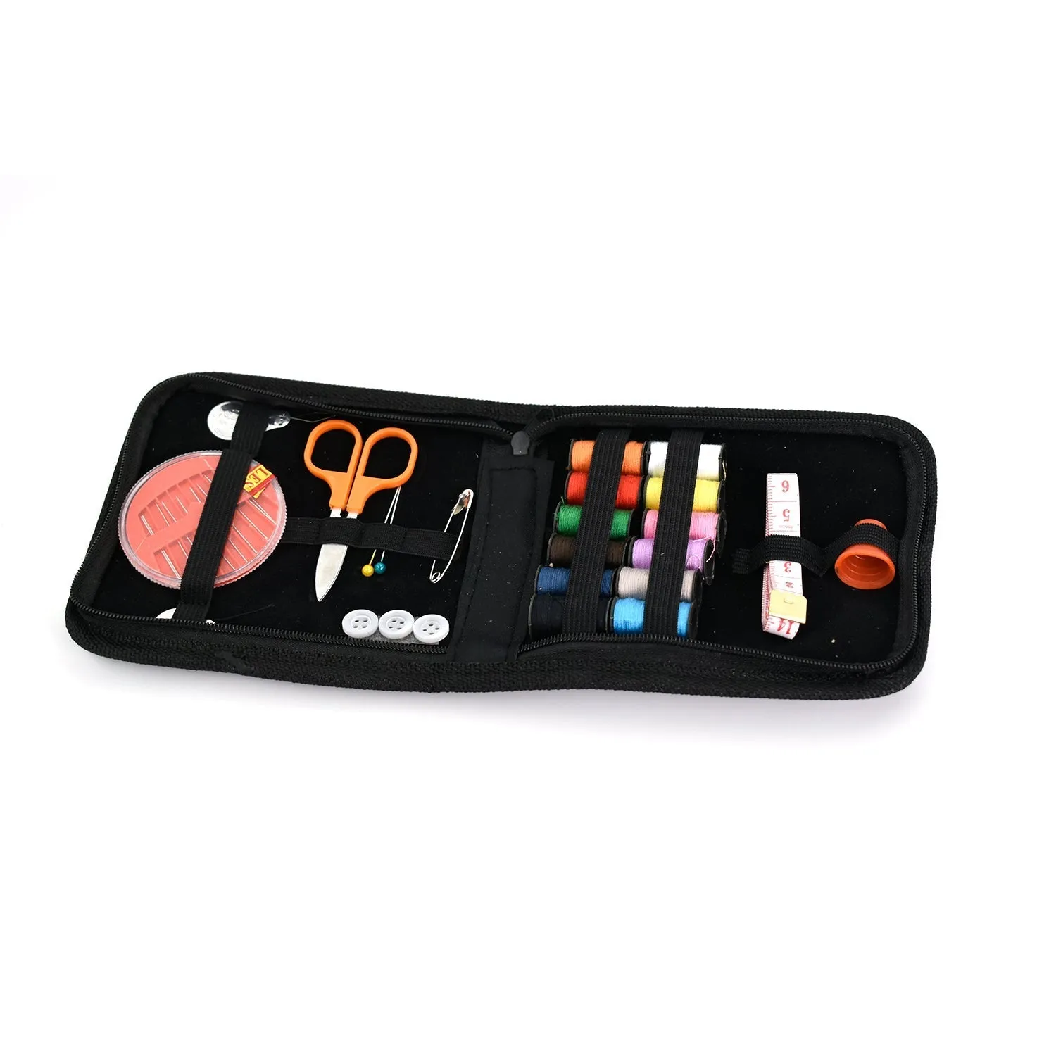 6052A 33Pc Purse Sewing Set For Carrying Various Sewing Items And Stuffs In It.