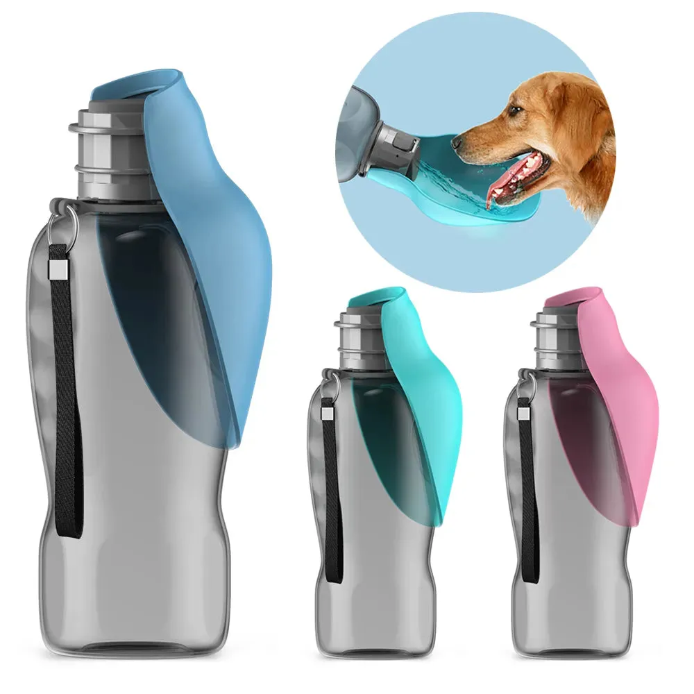 800ml Portable Dog Water Bottle | Outdoor Travel Drinking Bowl for Small, Medium, and Large Dogs | Puppy and Cat Feeder | Pet Labrador Accessories | Alo Trendy