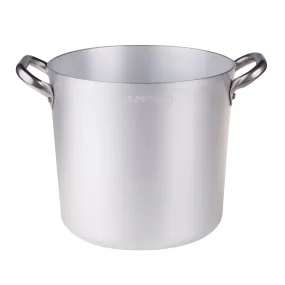 Agnelli Aluminum 3mm Stockpot With Two Stainless Steel Handles, 8.8-Quart