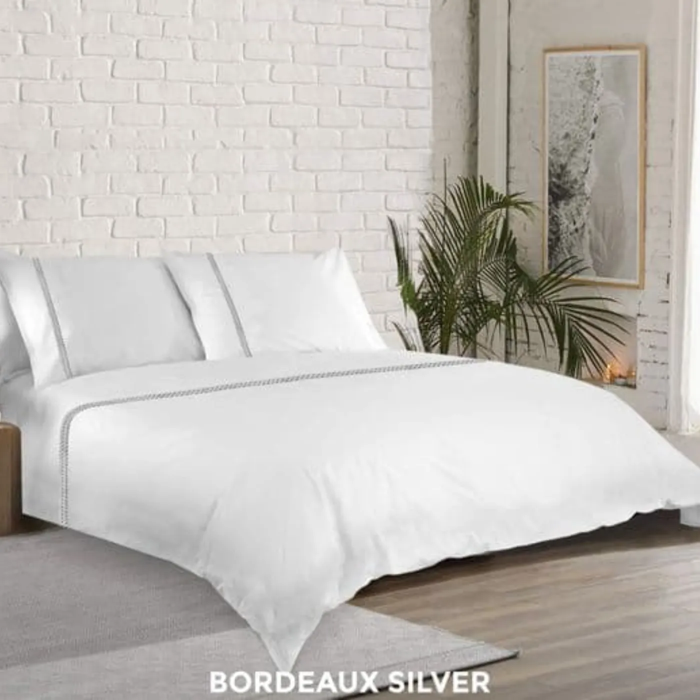 Altlantic Linen Bordeaux Duvet Set