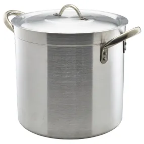 Aluminium Deep Stockpot With Lid 17Litre