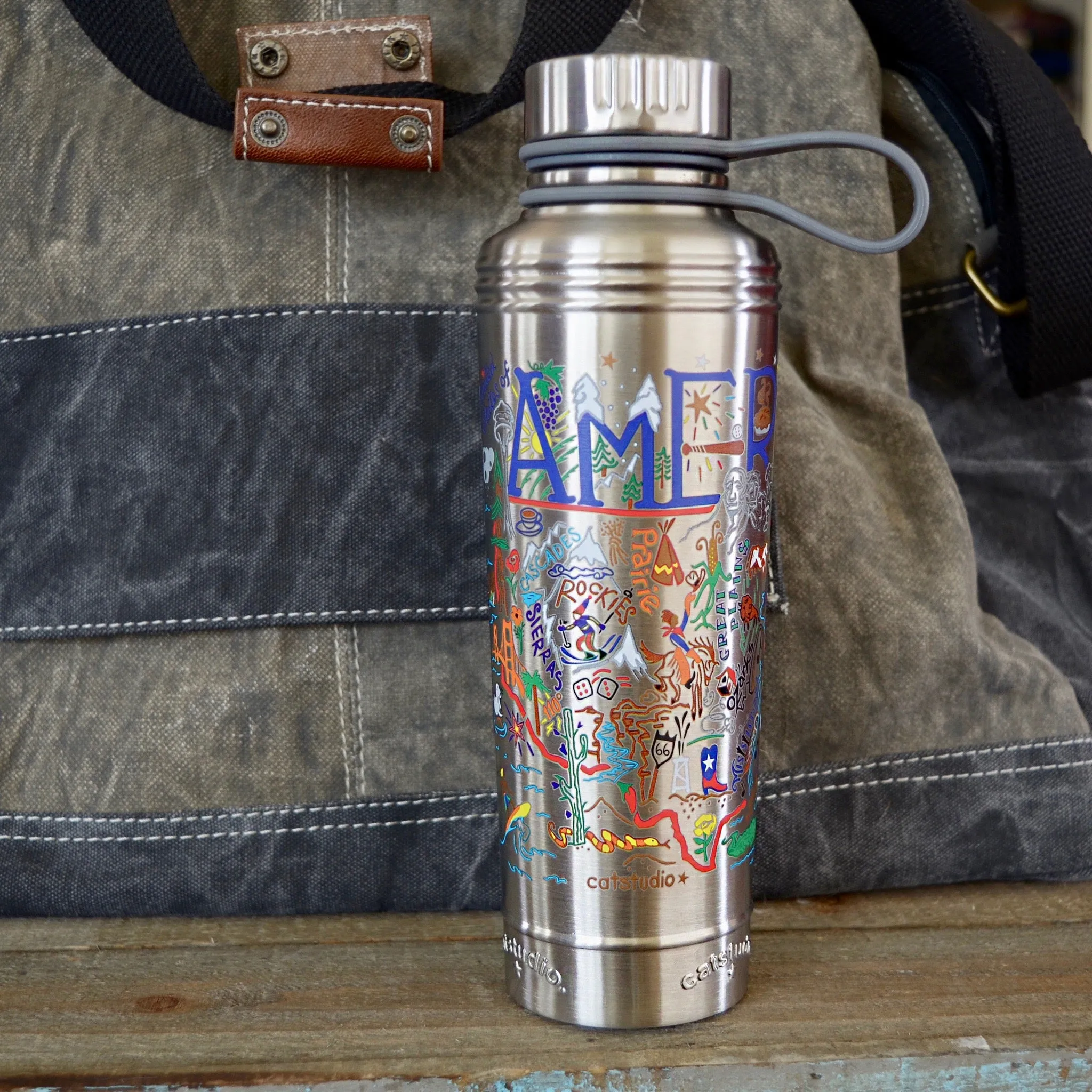 America Thermal Water Bottle