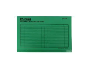 Amest Suspension Files FS, 50/Box Dark Green