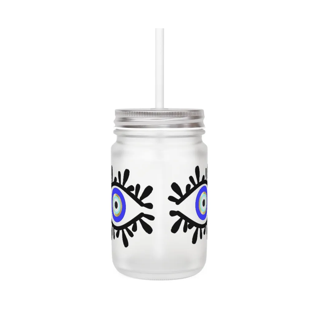 Amida Eye Mason Jar Iced Coffee Cup