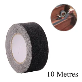 Anti Slip Self Adhesive Black Grit Tape 10 Metres