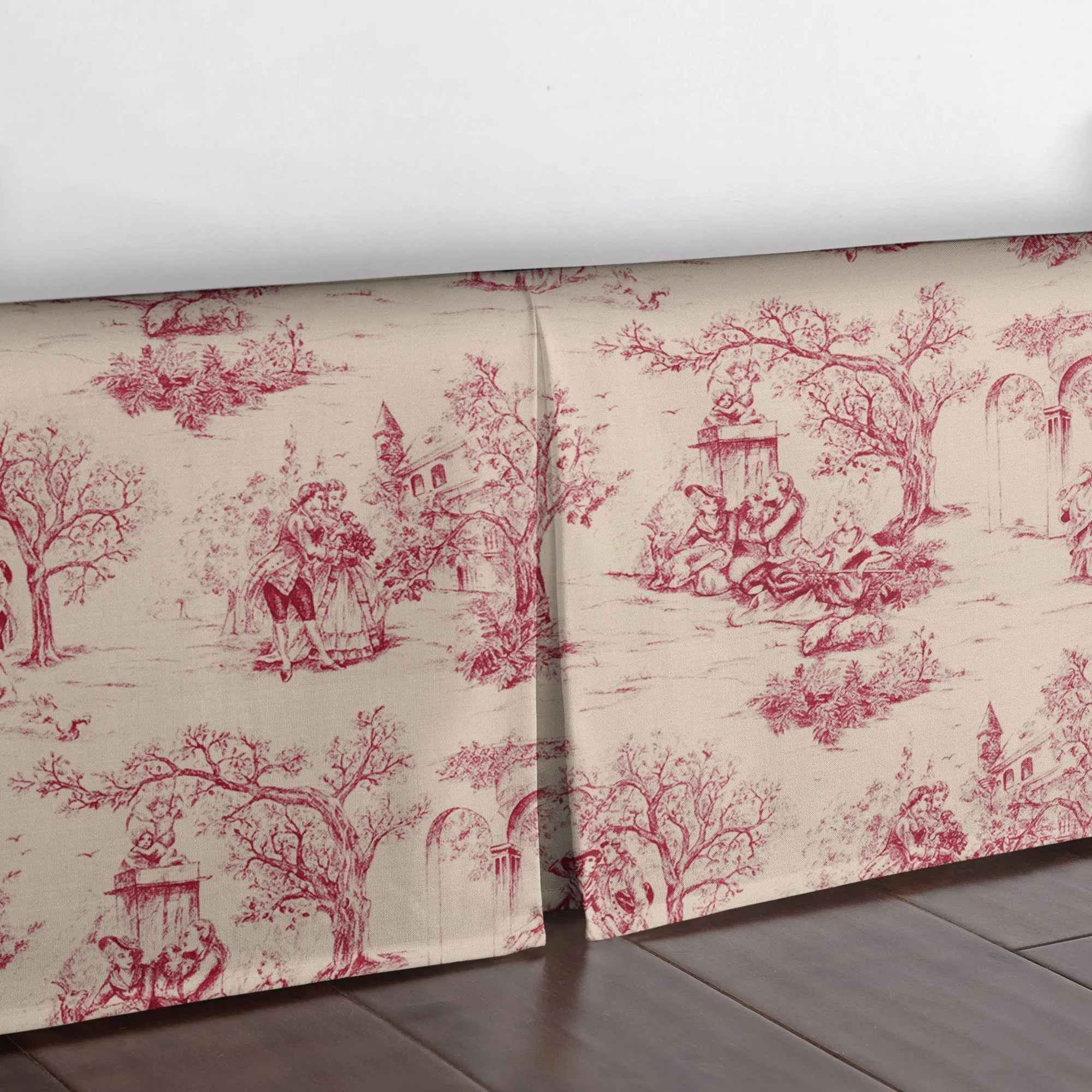 Archamps Toile Red Bedding