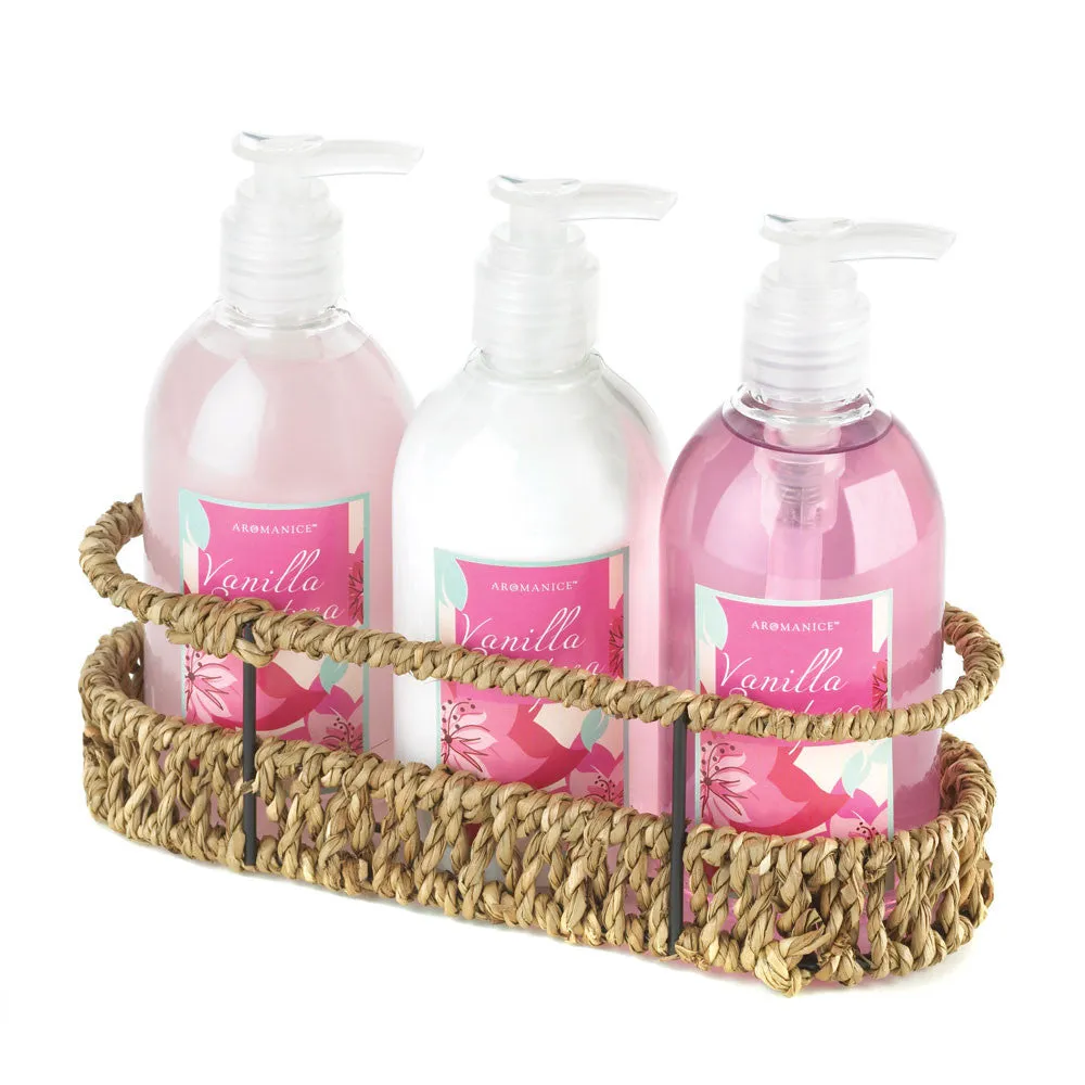 Aromanice Vanilla Bath Set