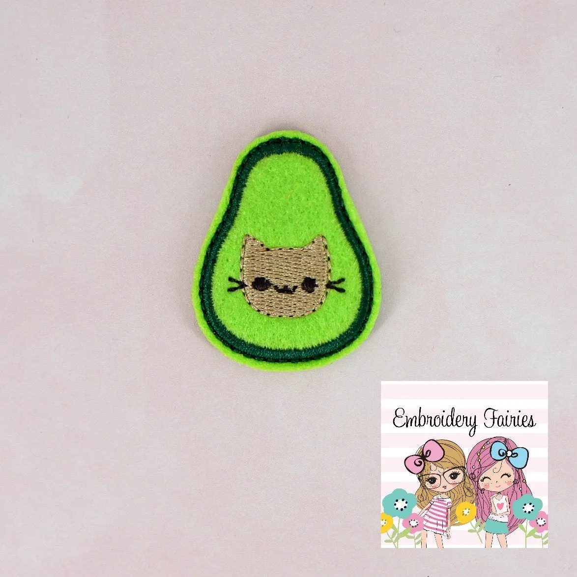 Avogato Feltie - Digitial Embroidery File - Machine Embroidery Design - Embroidery Design - Avocato Feltie - Avocado Feltie