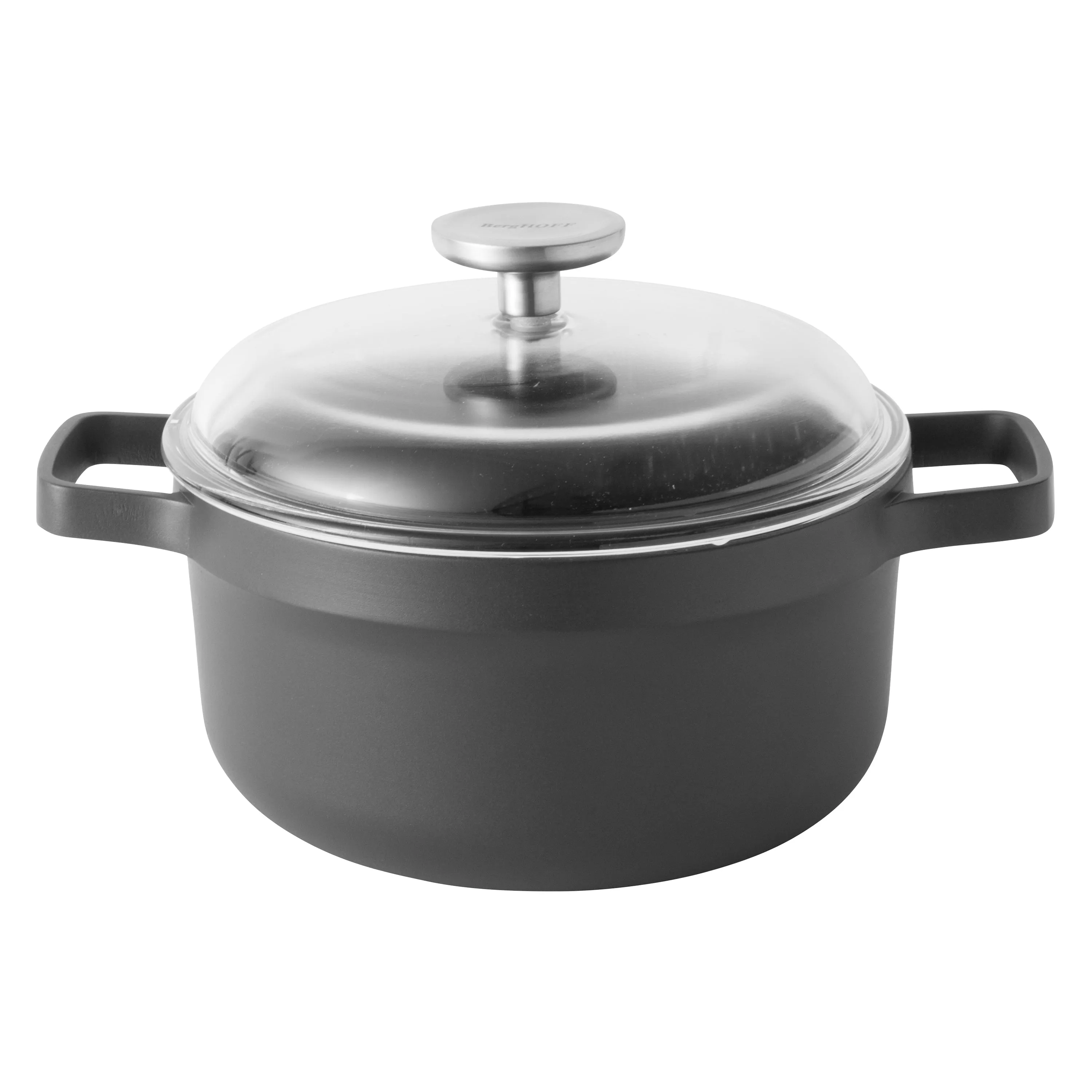 BergHOFF GEM Non-stick Cast Aluminum 5Pc Cookware Set, Casserole, Open Stir Fry Pan & Stockpot