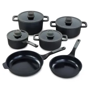 BergHOFF Leo Stone  10Pc Nonstick Ceramic Cookware Set