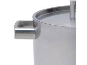 BergHOFF Ron 10" 18/10 Stainless Steel 5-Ply Covered Stockpot 6.4Qt.