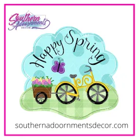 Bicycle & Flower Cart Template & Digital Cut File