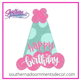 Birthday Party Hat Template & Digital Cut File