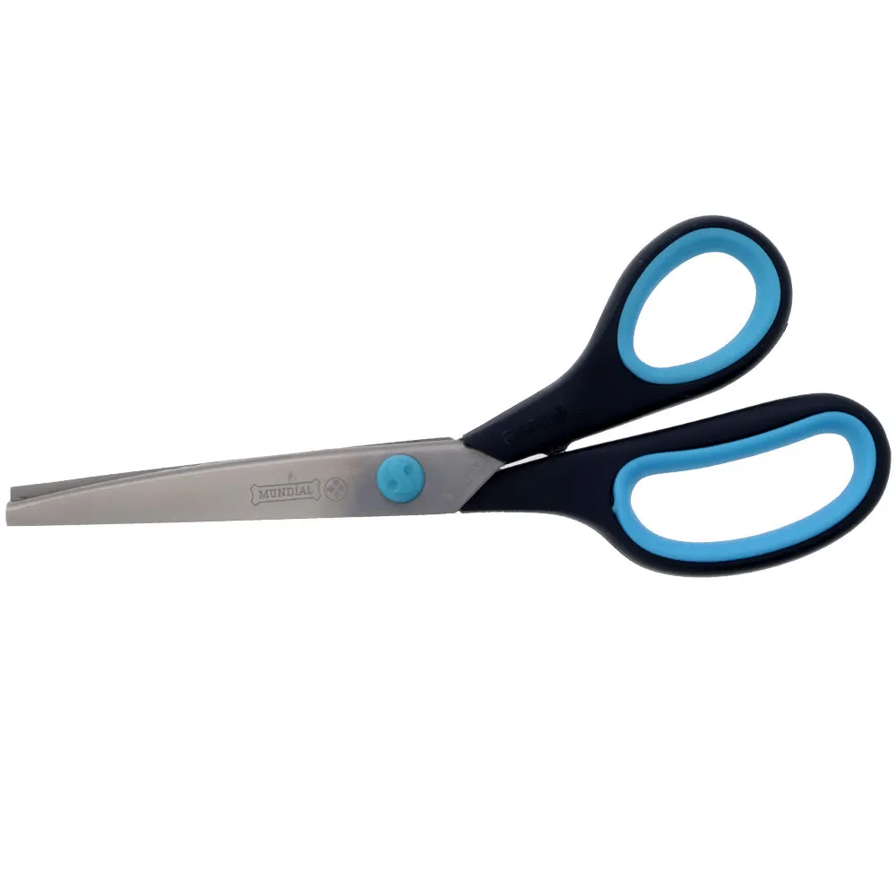 Blue Cushion Grip Pinking Shears (8.5in), Mundial #M1865-1