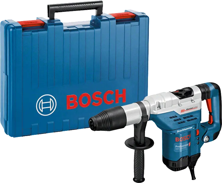 Bosch SDS Max Rotary Hammer, 40mm, 1100W, V.Speed, CE, 3-Modes, 10J, 6.1kg, Heavy Duty, Vibration Control, Turbo Power