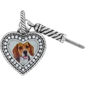 Brighton Memento Heart Photo Charm