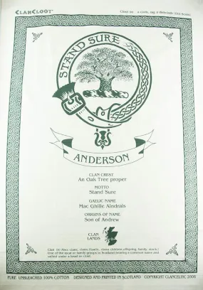 Cameron Clan Tea Towel