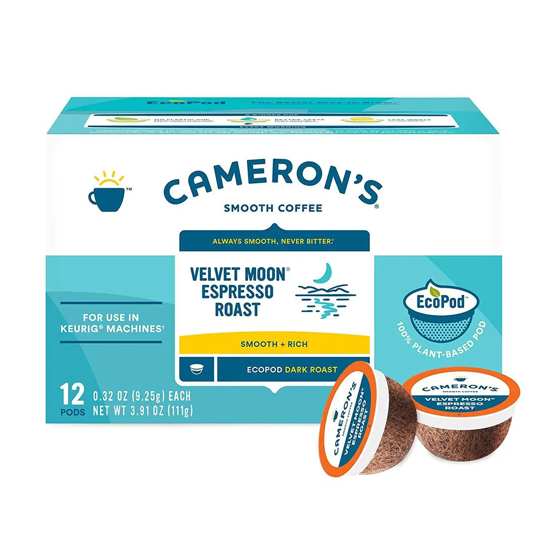 Cameron's Velvet Moon Espresso Single Serve Coffee 12 Pack