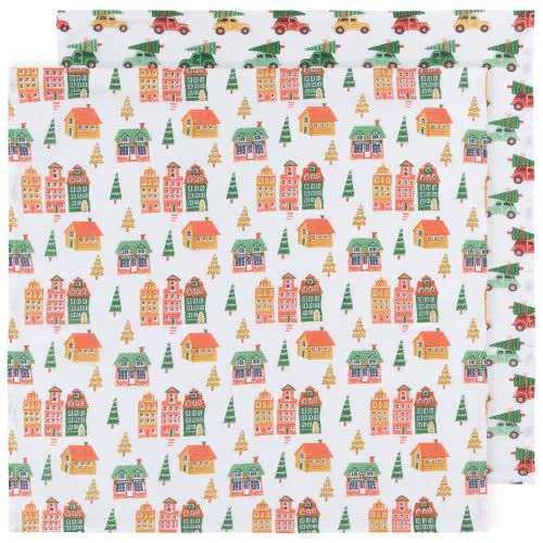 Candy Cane Lane Floursack Dishtowels Set /2