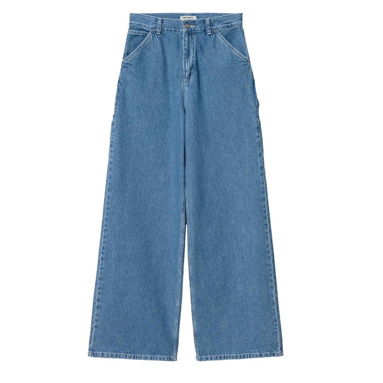 Carhartt WIP Womens Jens Pant Blue Heavy Stone Wash