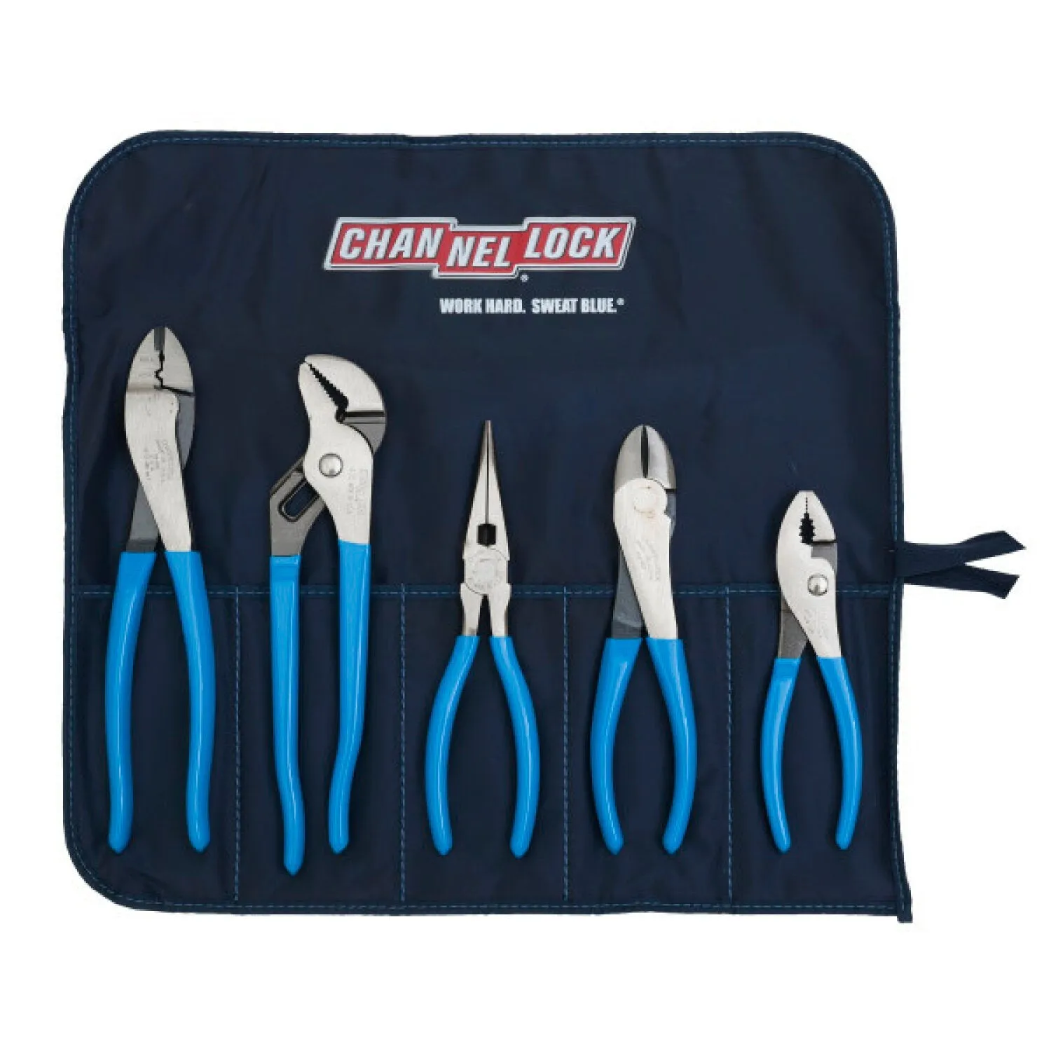 Channellock TOOL ROLL-1 5PC Technicians Pliers Set with Tool Roll