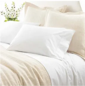 Classic Hemstitch White Queen Sheet Set