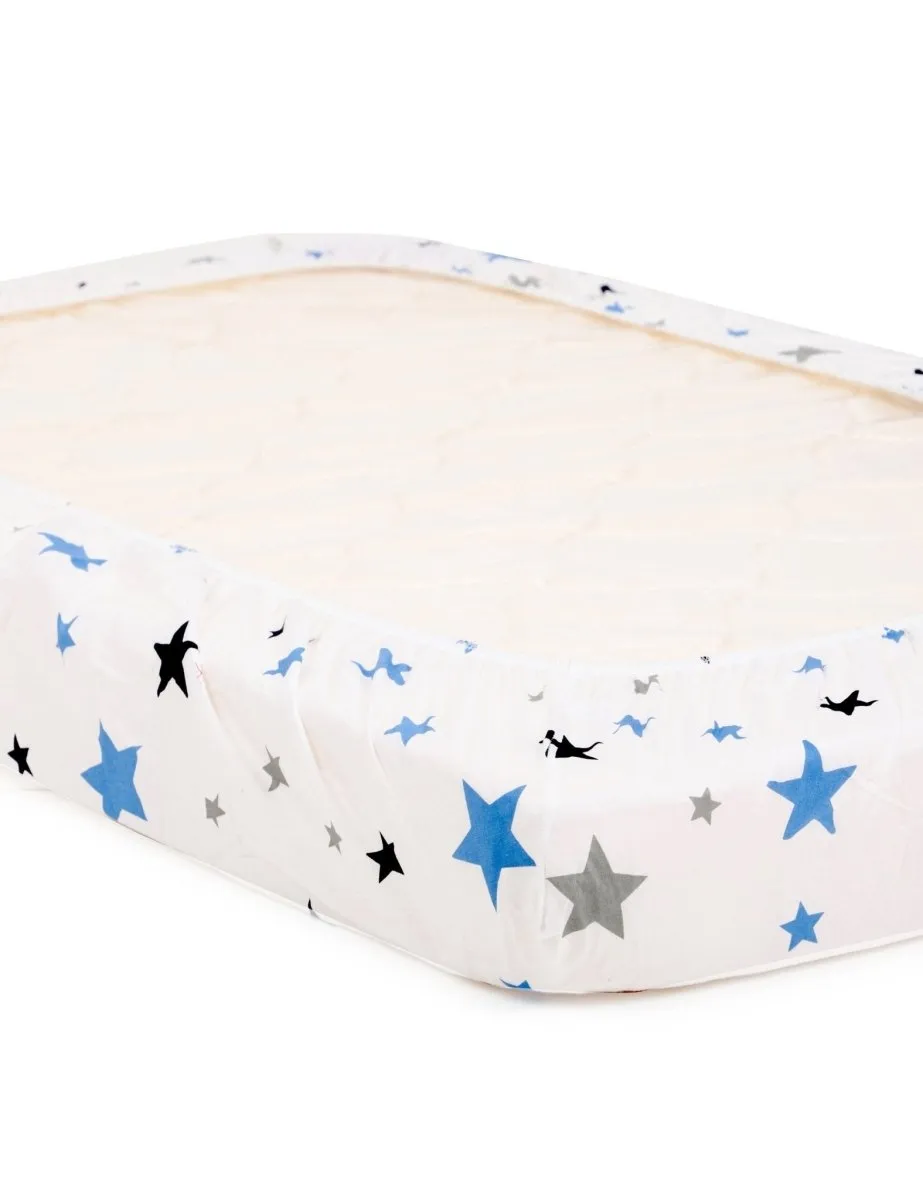 Combo of Baby Crib Sheet - Sleep Under The Stars and My Sea World