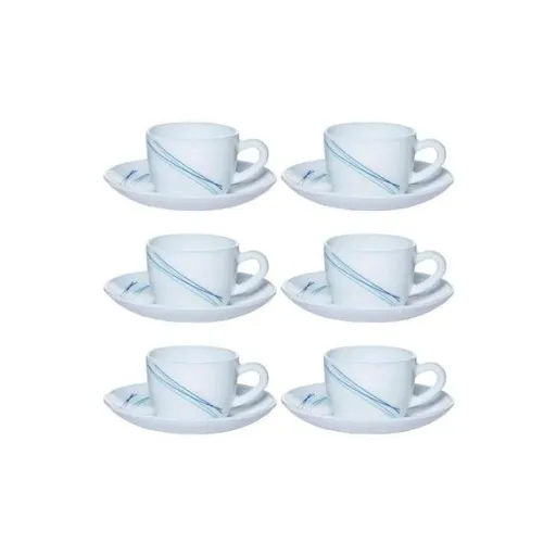 Cool Lines  Cup & Saucer Set, 6 Pcs