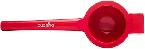 Cucisina Lemon Squeezer / Lime Juicer / Citrus Press - Commercial Grade Aluminum (Red)