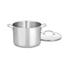 Cuisinart Chef's Classic 10-Quart Stockpot with Glass Cover