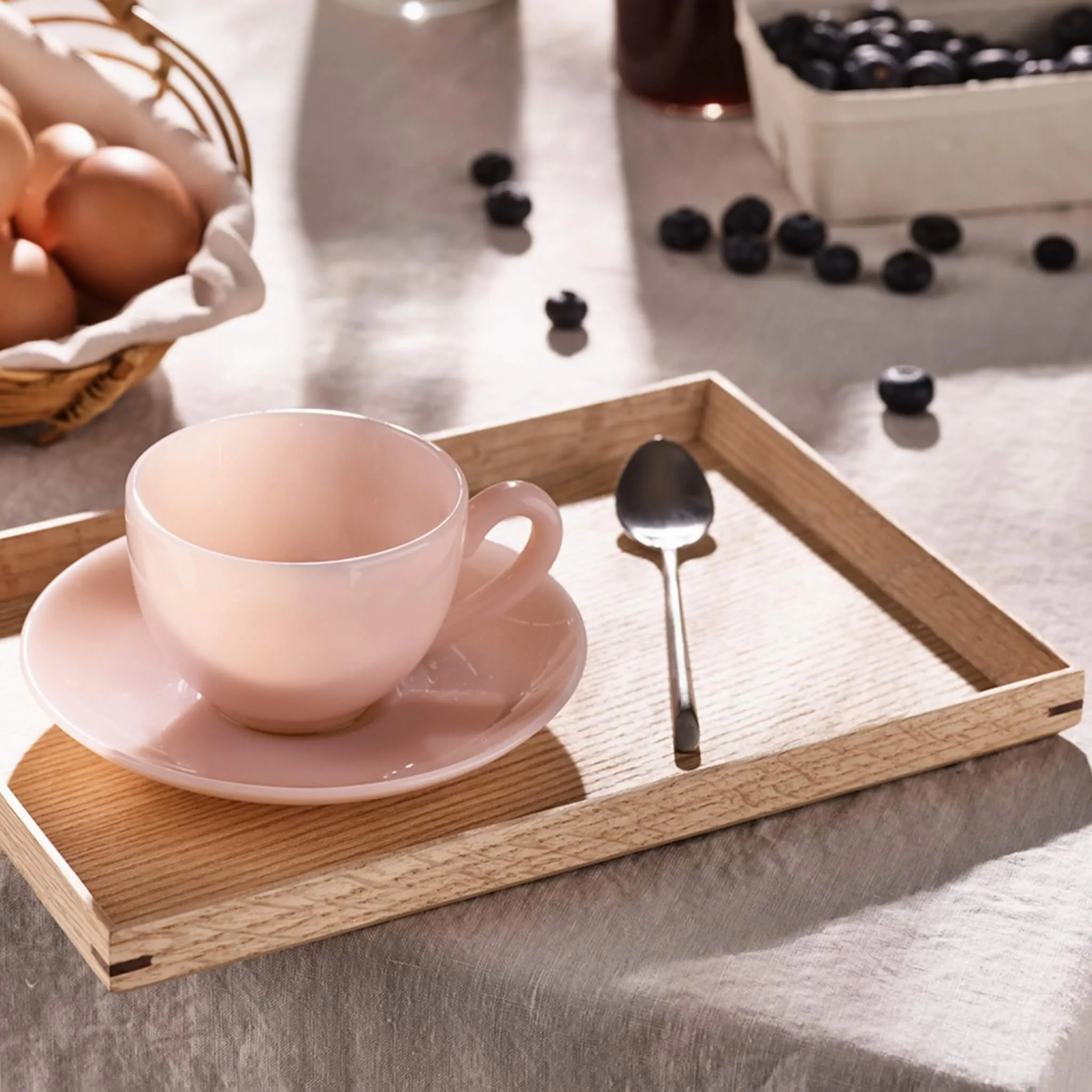 Cup W. Saucer | Peach