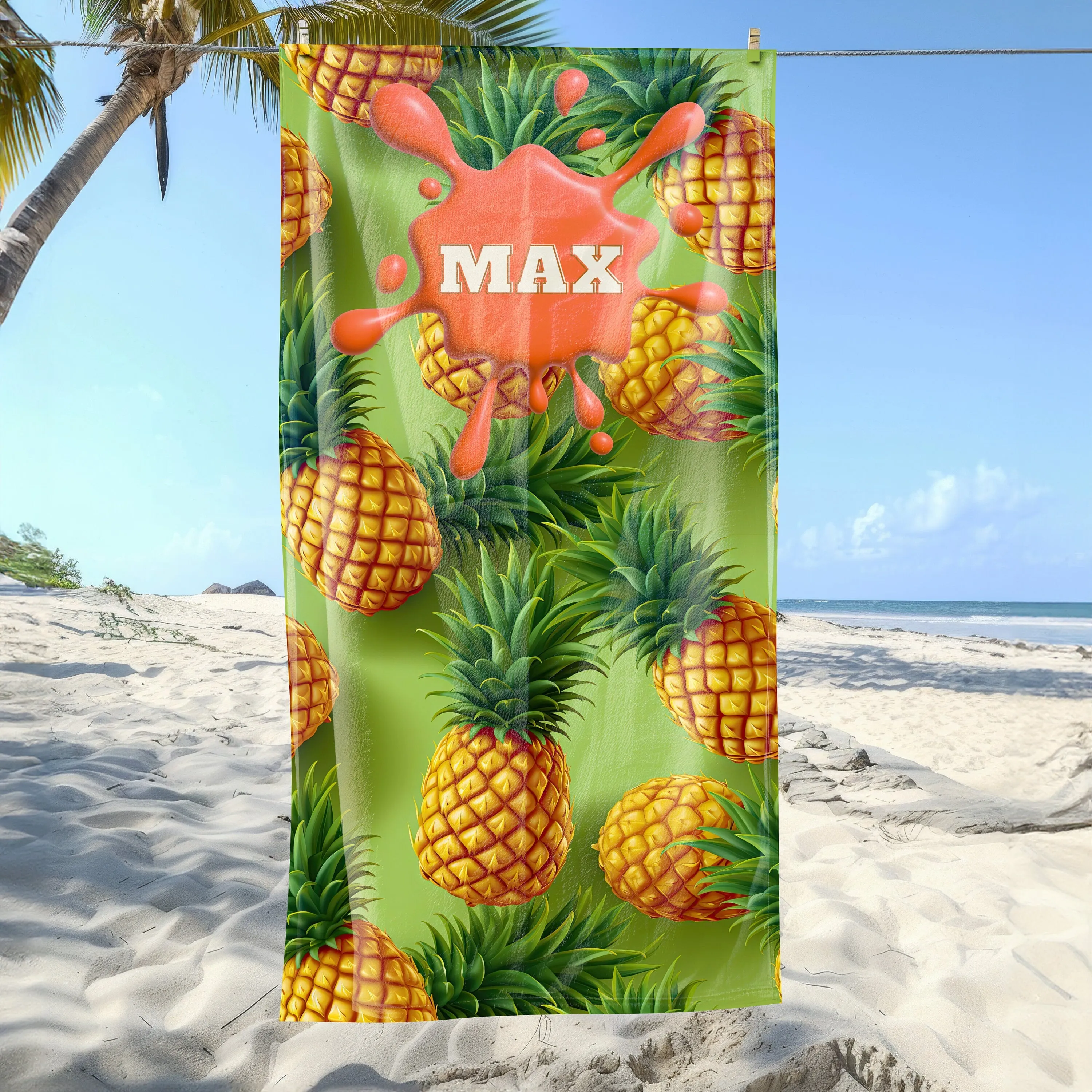 Custom Beach Towel | Personalized Summer Towel