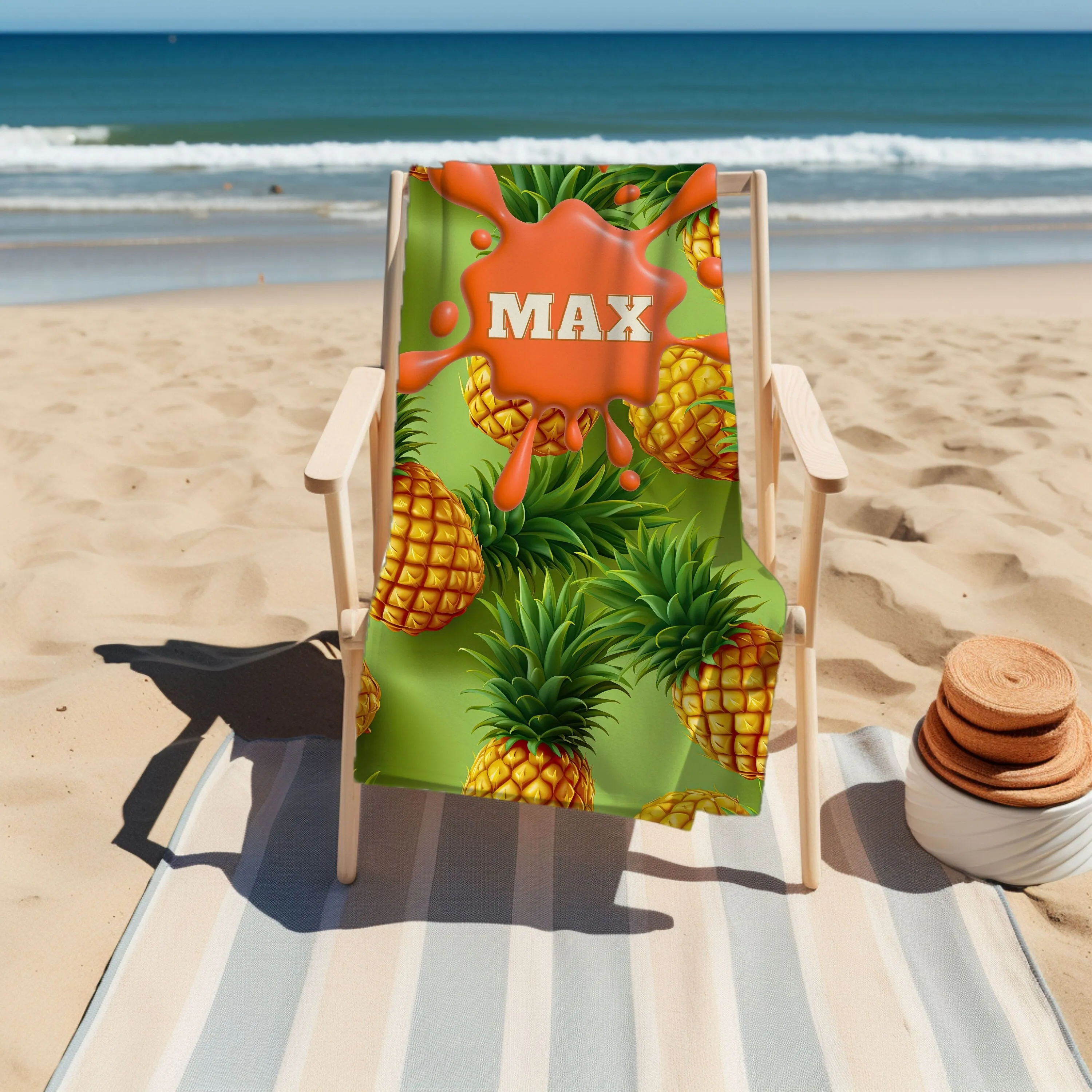 Custom Beach Towel | Personalized Summer Towel