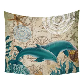 Dolphin Love Tapestry