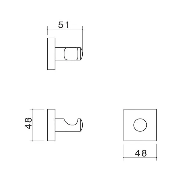 Dorf Enix Robe Hook