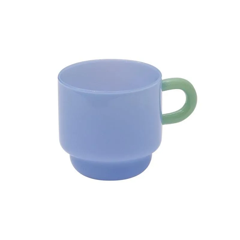 Elegant Jade Glass Mug - Timeless 8oz Tea and Coffee Cup